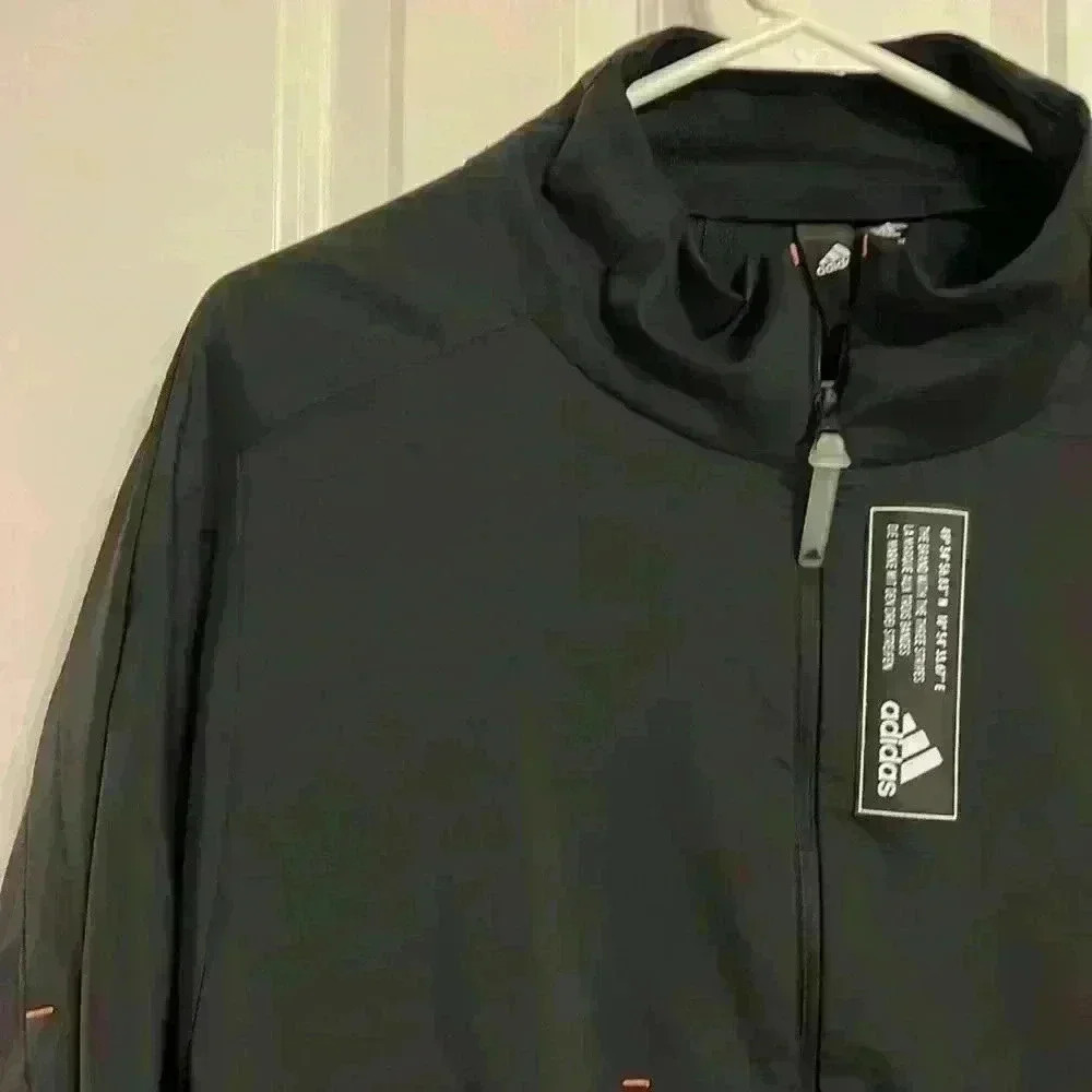 adidas W TE Tracktop Prime Blue mesh Back Black Jacket XS - Picture 7 of 11